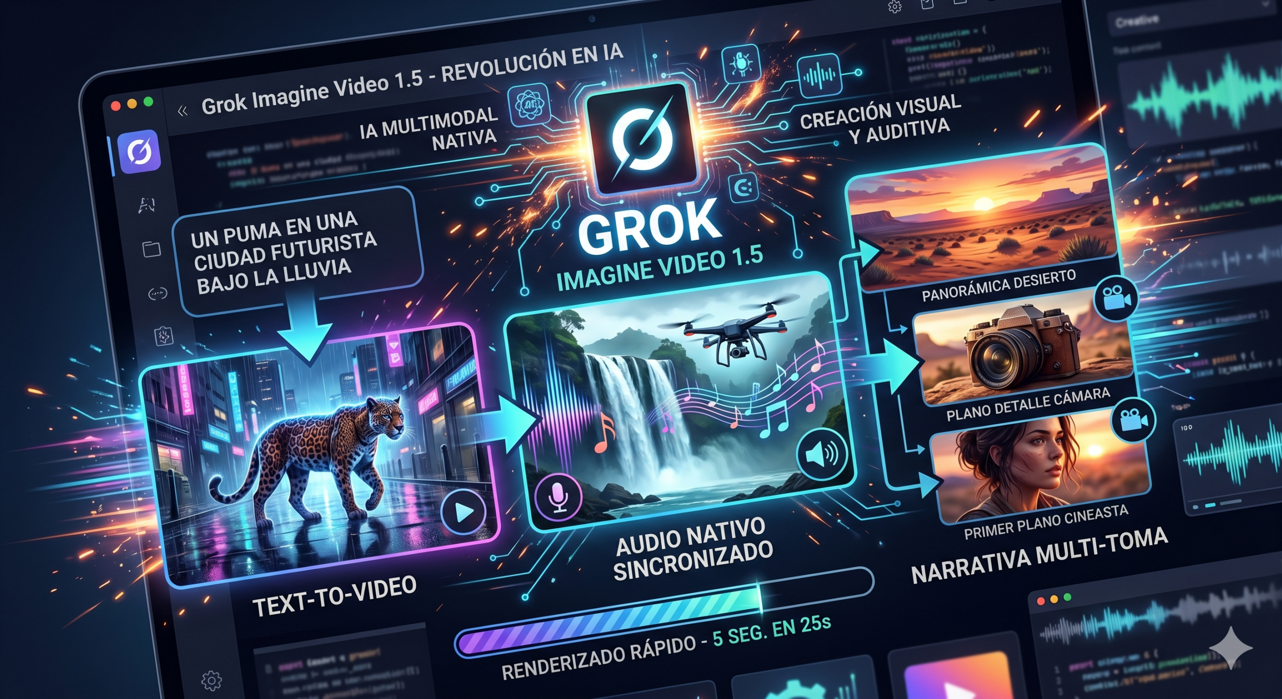 Revolución en la IA Generativa: Todo sobre el nuevo Grok Imagine Video 1.5